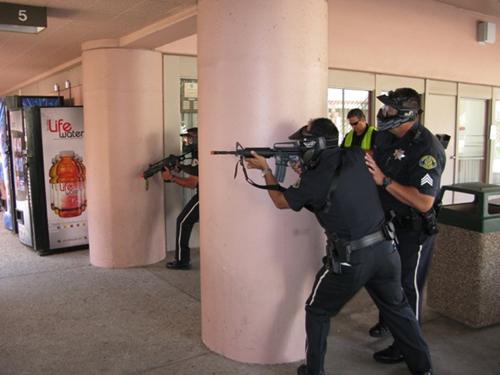 The San Jose/ Evergreen Community College district hosts an active shooter day Sept. 28 to properly train police response.  Courtesy of San Jose/Evergreen Community College Police Department