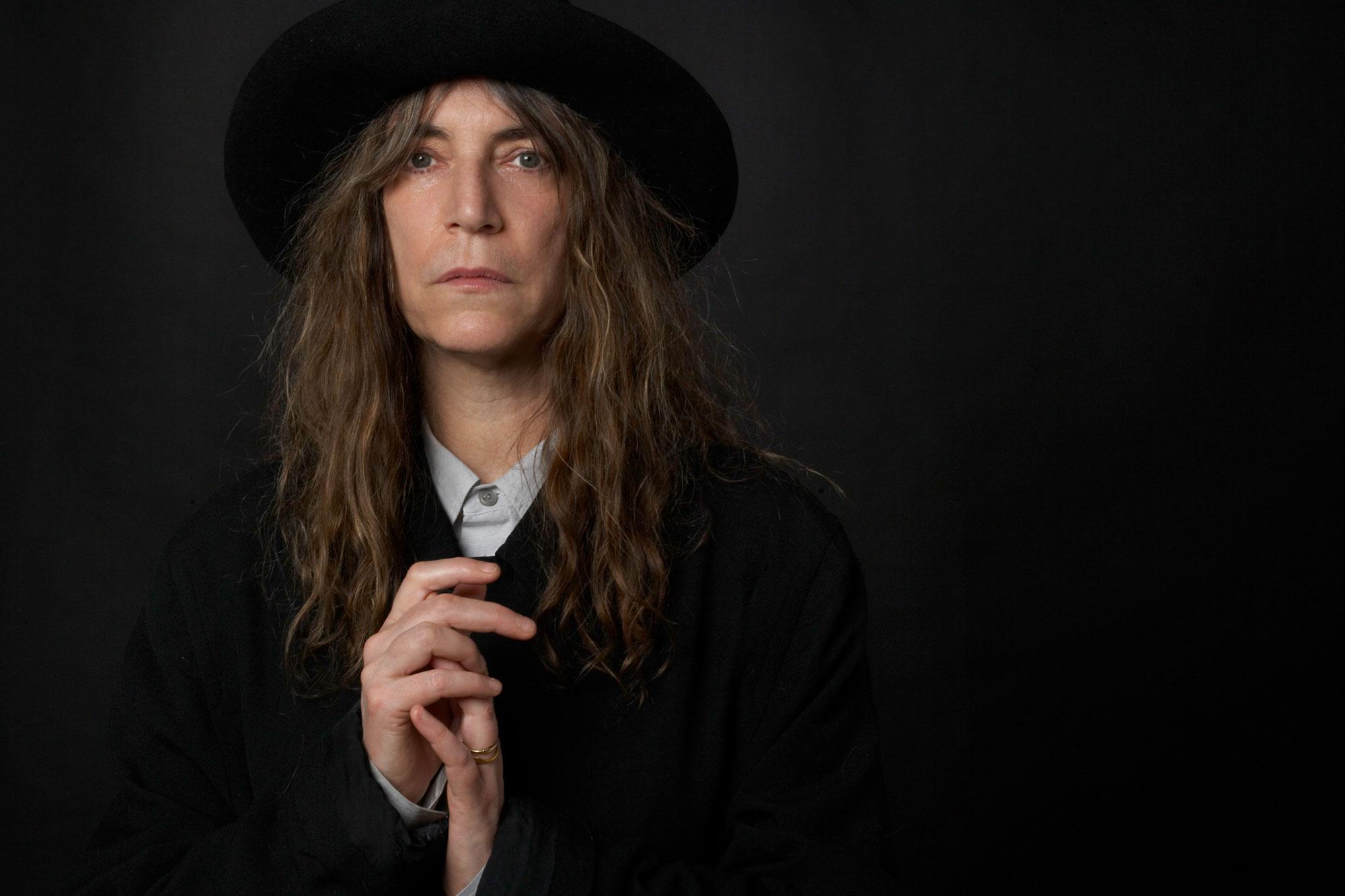 Punk legend Patti Smith sang songs and read passages from her autobiography Just Kids at an event at Spreckels Theatre. ArtPower! at UC San Diego.