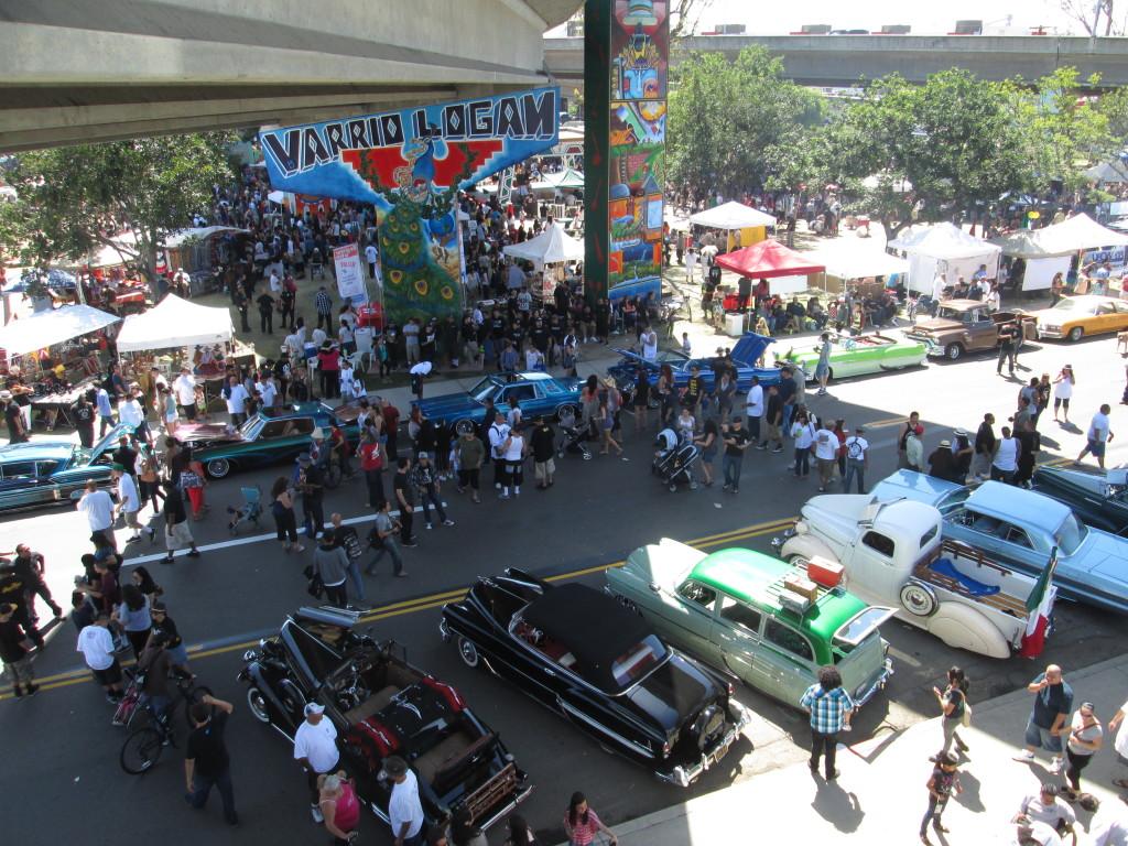 Lowrider+car+show+at+the+43rd+anniversary+of+Chicano+Park.