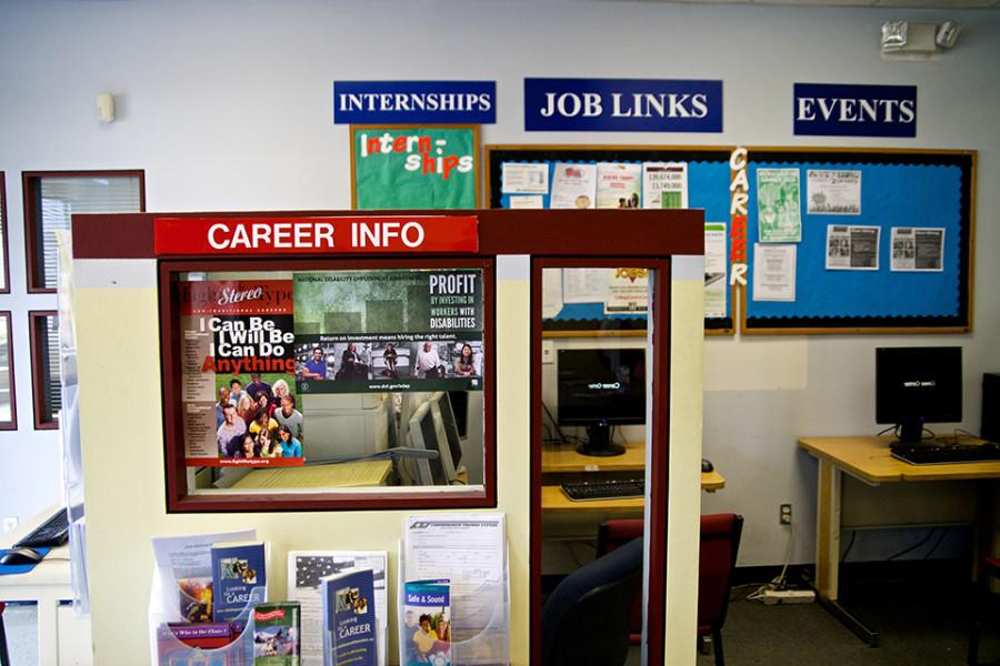 The Career/Transfer Center helps with finding students jobs and transferring to a four-year university. Photo credit: Troy Orem
