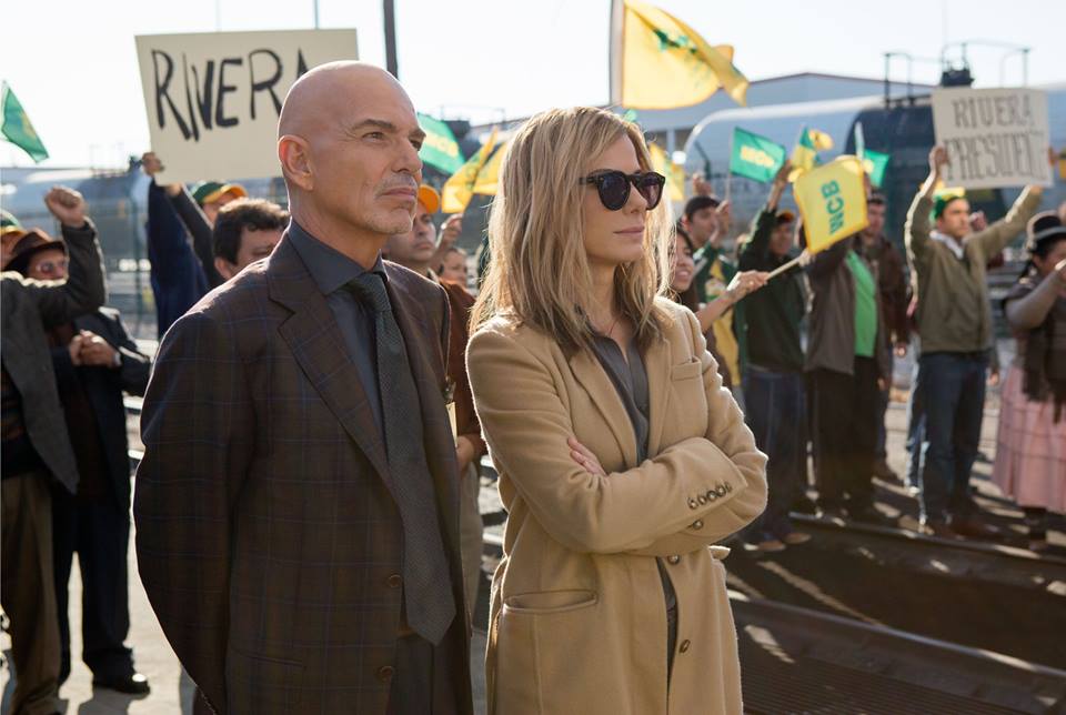 Billy Bob Thorton and Sandra Bullock star in “Our Brand is Crisis.” Official Facebook image.