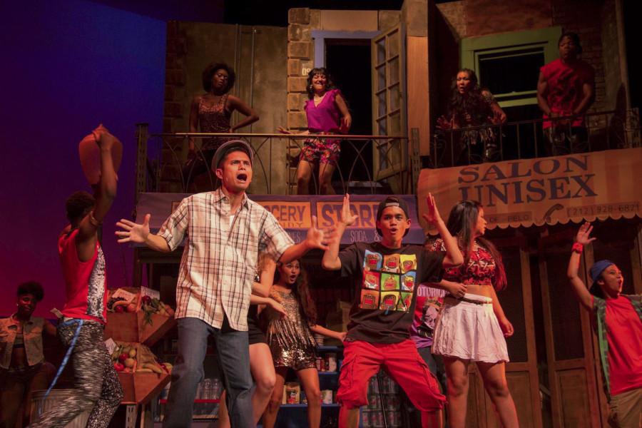 For the spring 2014 musical, the San Diego City College theater department decided on the  hip hop and Latin influenced “In the Heights,” set Washington Heights, New York. Photo credit: Celia Jimenez