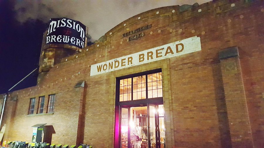 Mission Brewery has its manufacturing and tasting room at the historic Wonder Bread Building next to Petco Park. Photo Credit: Ricardo Soltero.