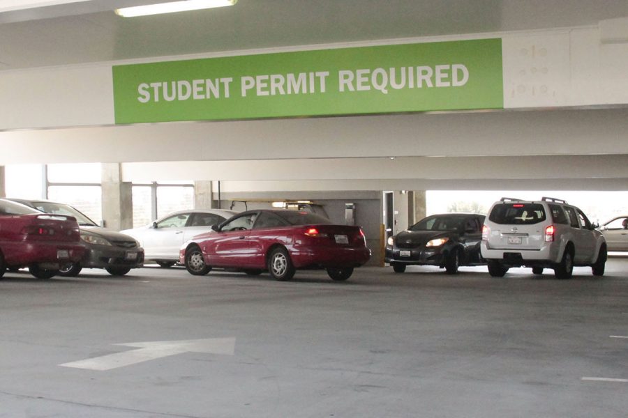 There are about four permits for every parking spot and students struggle to find parking on campus. It can take them up to hour to park  on City Colleges  lots. Photo credit: Celia Jimenez