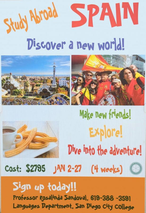 The Study Abroad Spain deadline is Friday, Oct. 20.