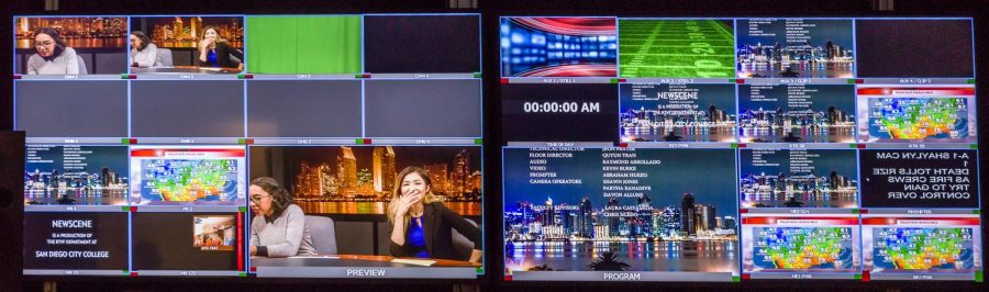 The RTVF department offers hands-on experience in all aspects of broadcast production, Oct. 13, 2017.