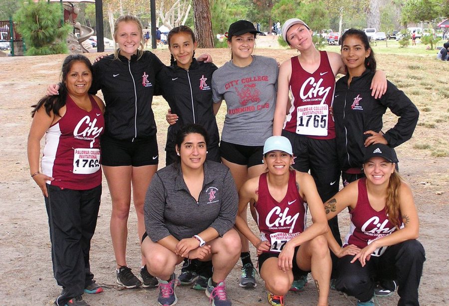 Knights womens cross country team