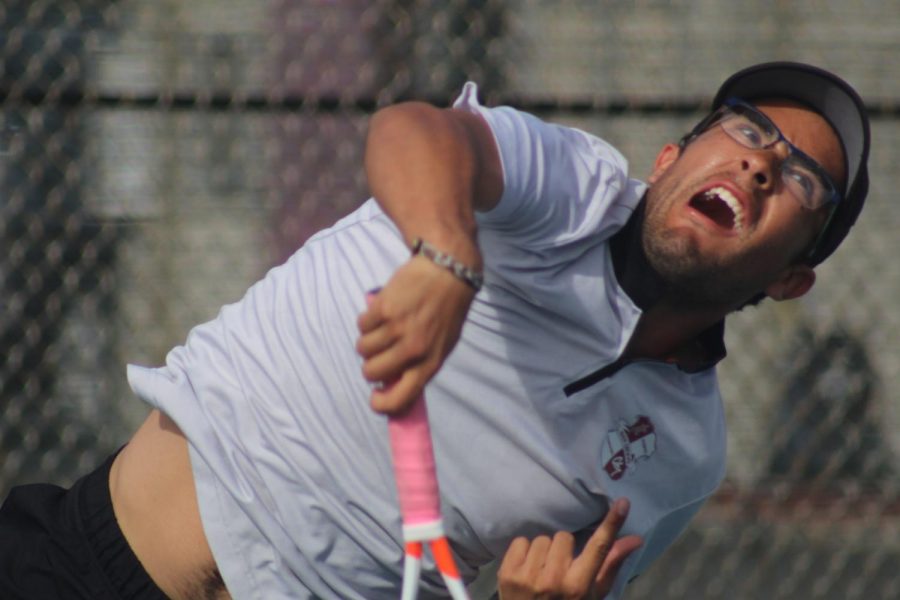Veteran players like Manuel Cardona provide the necessary leadership for the young tennis squad. By Jonny Rico/City Times