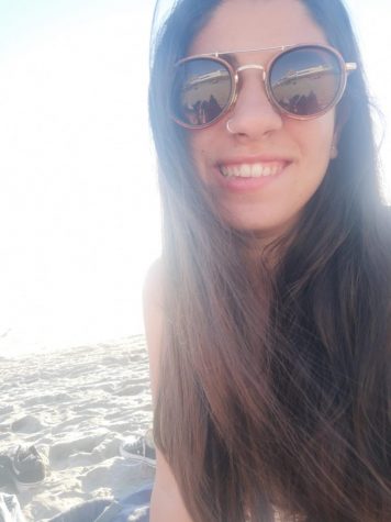 Ludovica Fadini at the beach