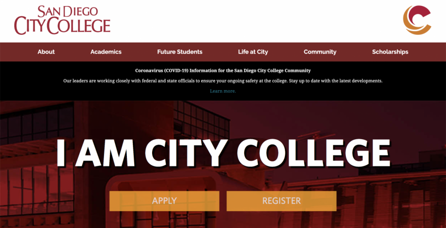 sdcity.edu website homepage
