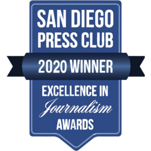 San Diego Press Club 2020 Award Winner