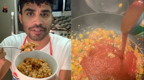 Jesus Lopez makes saucy tuna pasta