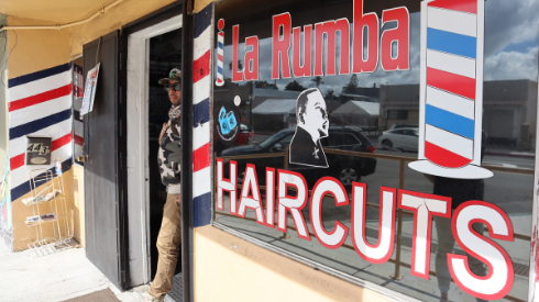 Erwin Mejia, owner of La Rumba Barbershop