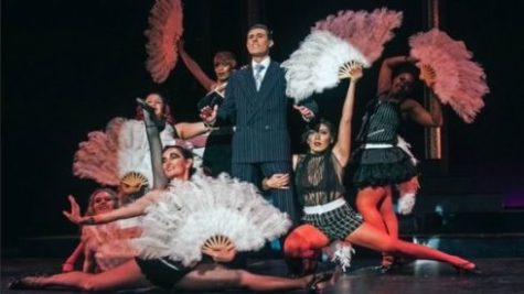 Image of City students performing the musical Chicago