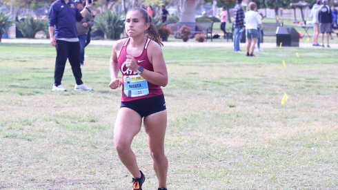 City’s Yesenia Huerta running at the PCAC championship on Oct. 22