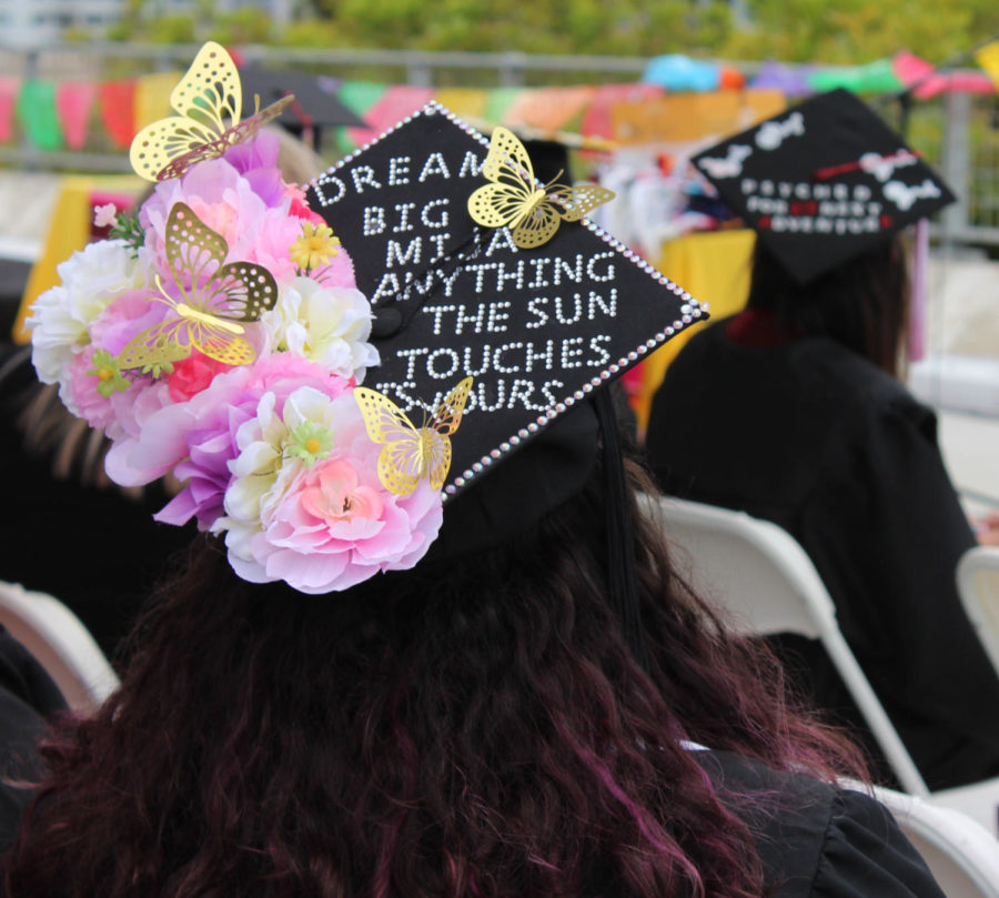 Graduation+caps+at+2020+Latino+Chicana+Graduation