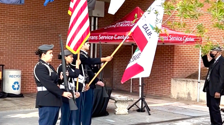 Color Guard at Salute to Service