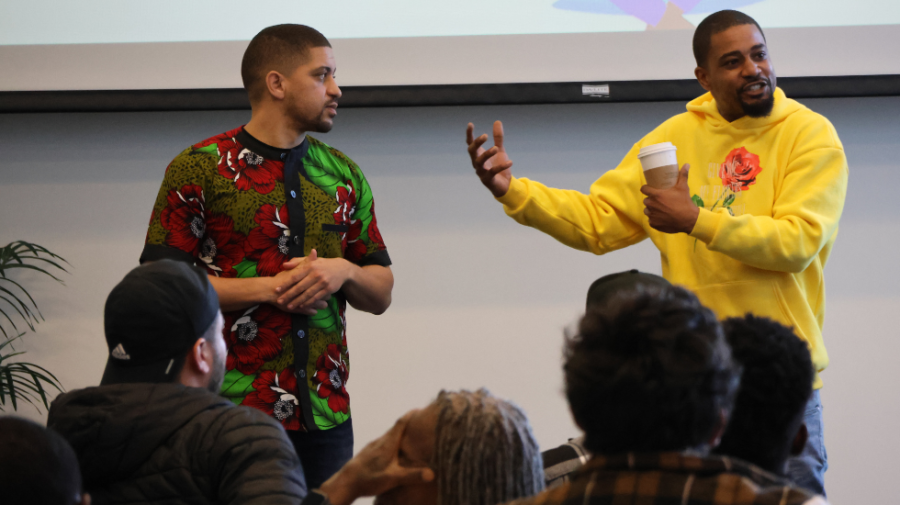 Anthony Walker and Alonzo Harvey host their B is for Black Wealth workshop.