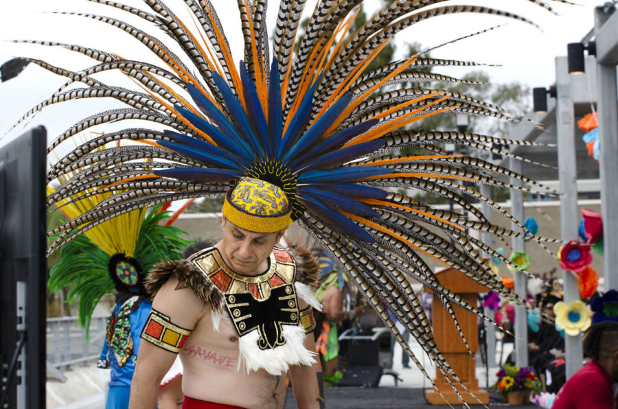 Danca Mexicayotl dancer at opening ceremony