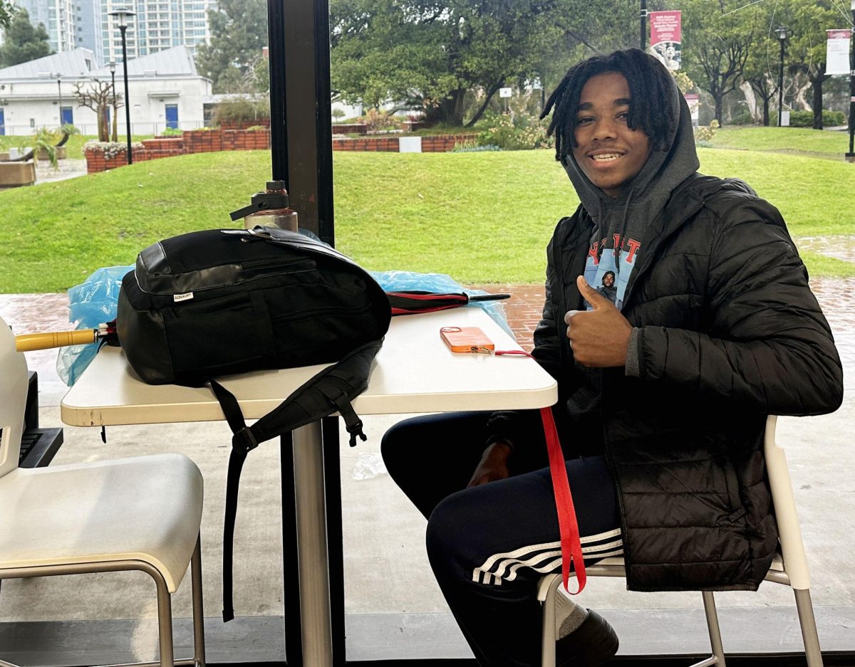 “(The storm) has impacted me a lot, causing me to leave my house about thirty minutes earlier because I take the bus everyday. The Orange Line had to get some work done after the first flooding, it really slowed me down even more. Hopefully that doesn’t happen again because of this storm.” 
-Micah Whitely, 18, Freshman