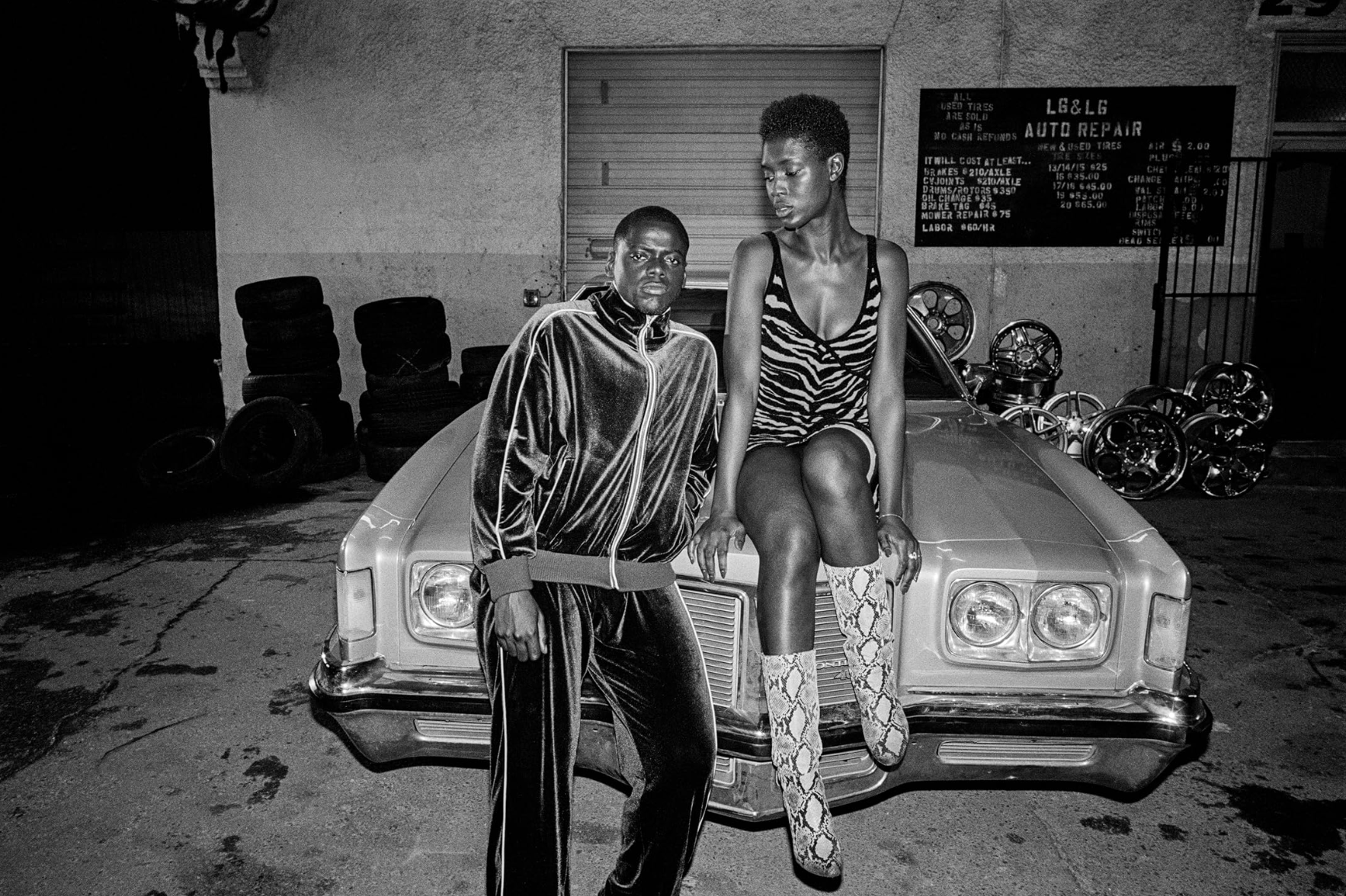 Daniel Kaluuya, left, and Jodie Turner-Smith, right, star in the 2019 film Queen & Slim. Photo by Andre D. Wagner/ Universal Pictures