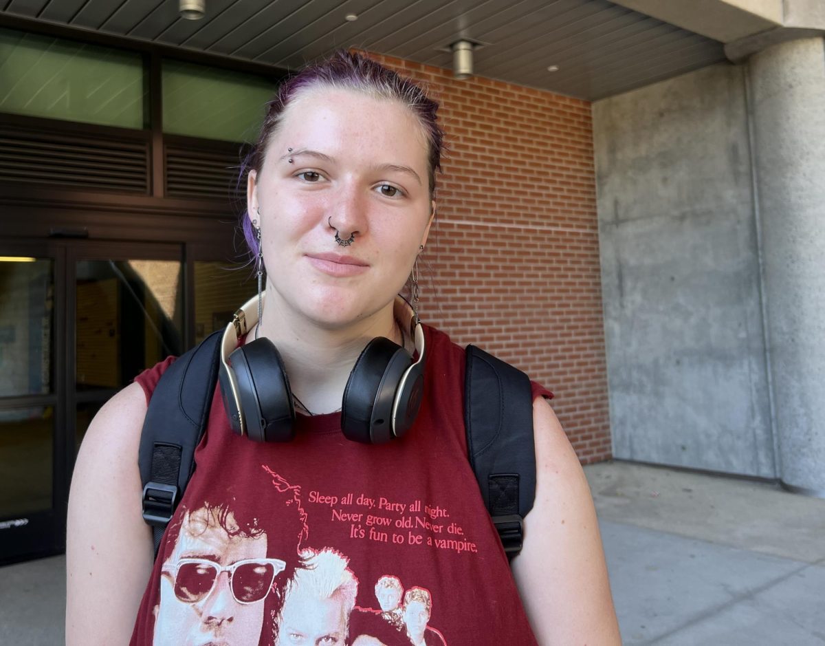“Drag is a way that transness can get out there. A lot of people don’t accept transness but a lot of people accept drag, which isn’t (good). It’s a form of gender expression. It helps trans youth see themselves.” -Raya Lee Teggin, City College ASL major
