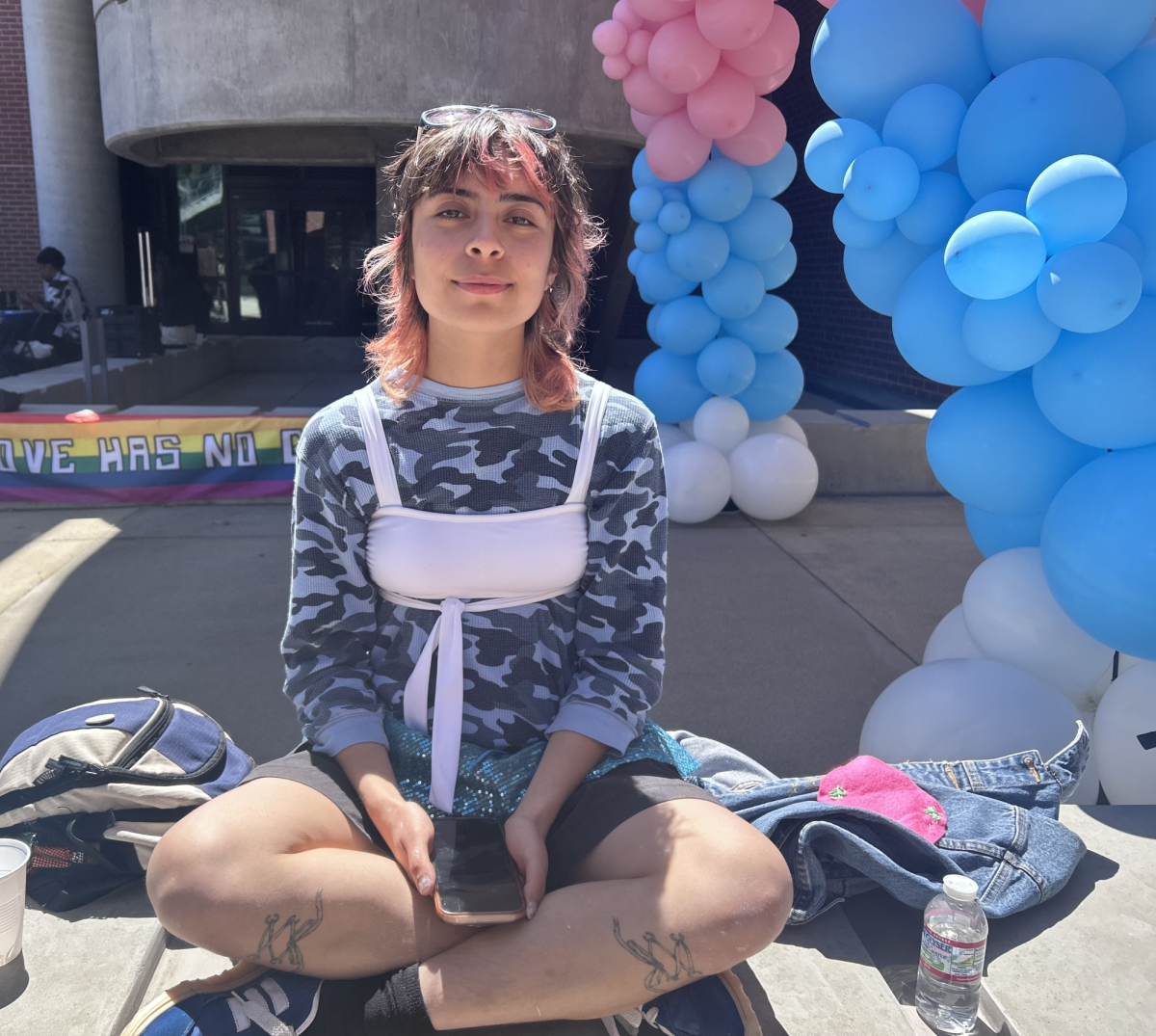 “(Drag) encourages trans identities to explore their identity more in an artistic and creative way that allows for expression.” - Valentine Gonzalez, City College student