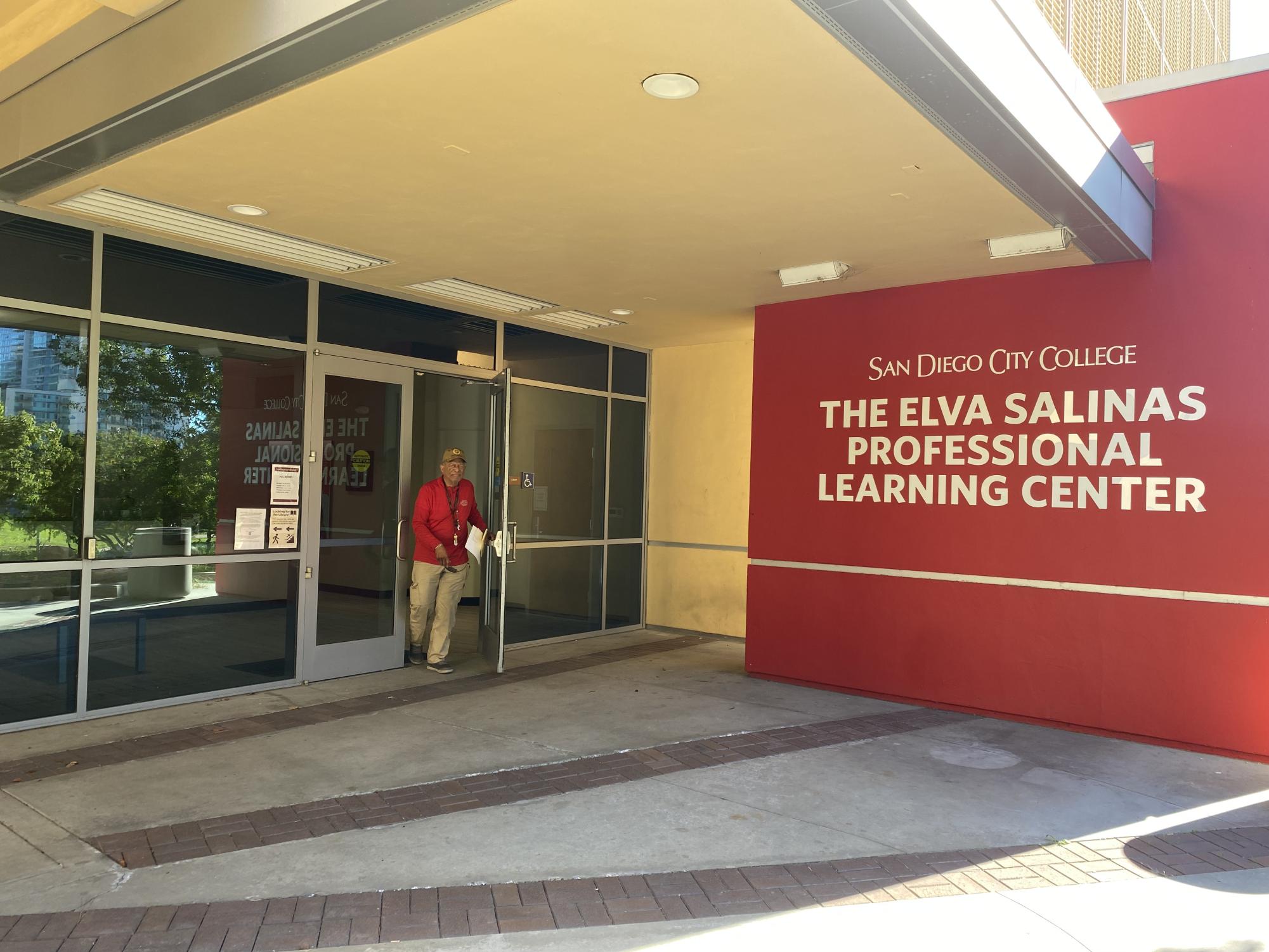 City College classified professional Don Long leaves the professional development office on the first floor of the LRC, Tuesday, Dec. 9, 2025. Photo by: David J. Bohnet/City Times Media