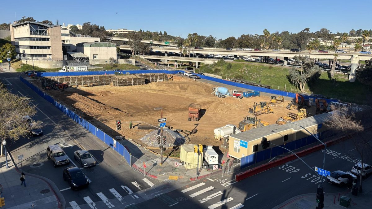 The foundation is being prepared at site of City College’s new affordable housing project, the first of its kind in the San Diego Community College District, Tuesday, Feb. 3, 2026. Funded by the $3.5 billion bond Measure HH, the affordable housing complex will house over 280 units and is expected to be completed by the fall semester 2028. 
Photo by Varun Chaturvedi/City Times Media
