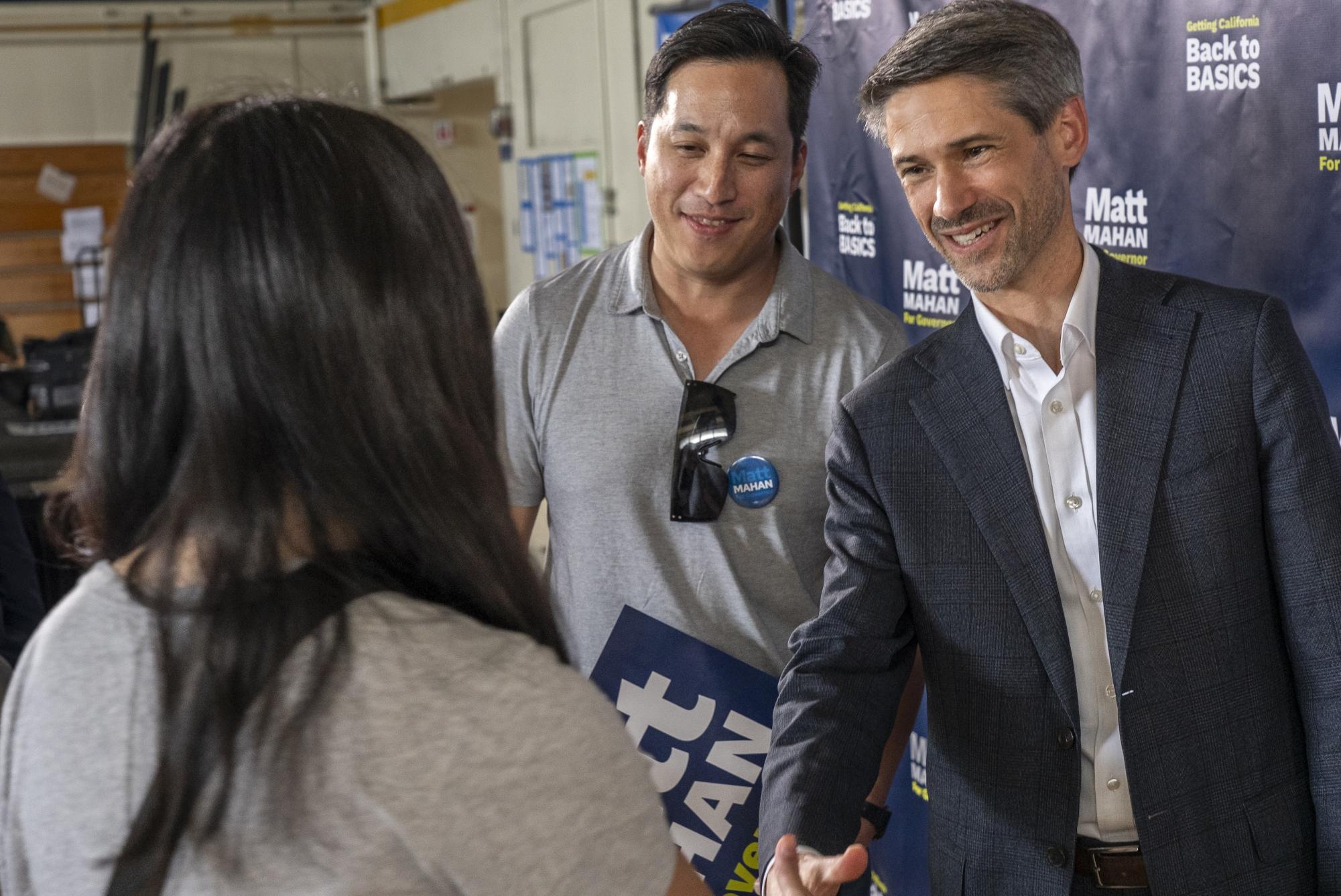 Source: Campaign website Matt Mahan Democrat for Governor
