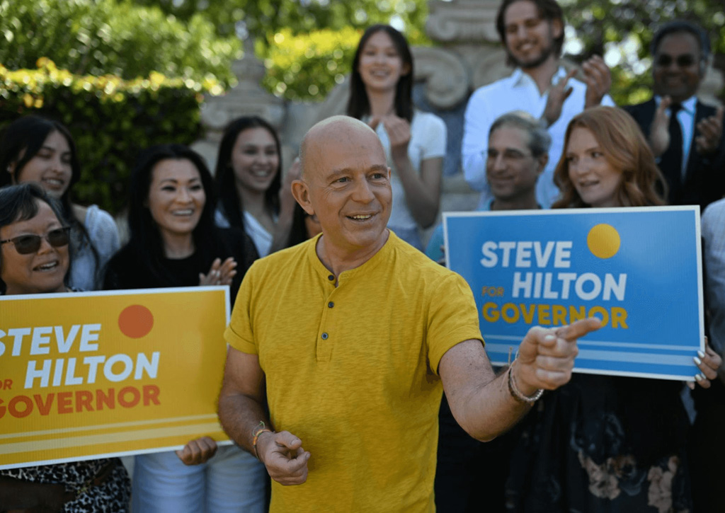 UK-born Steve Hilton is running for governor of California. Source: Campaign website, stevehiltonforgovernor.com